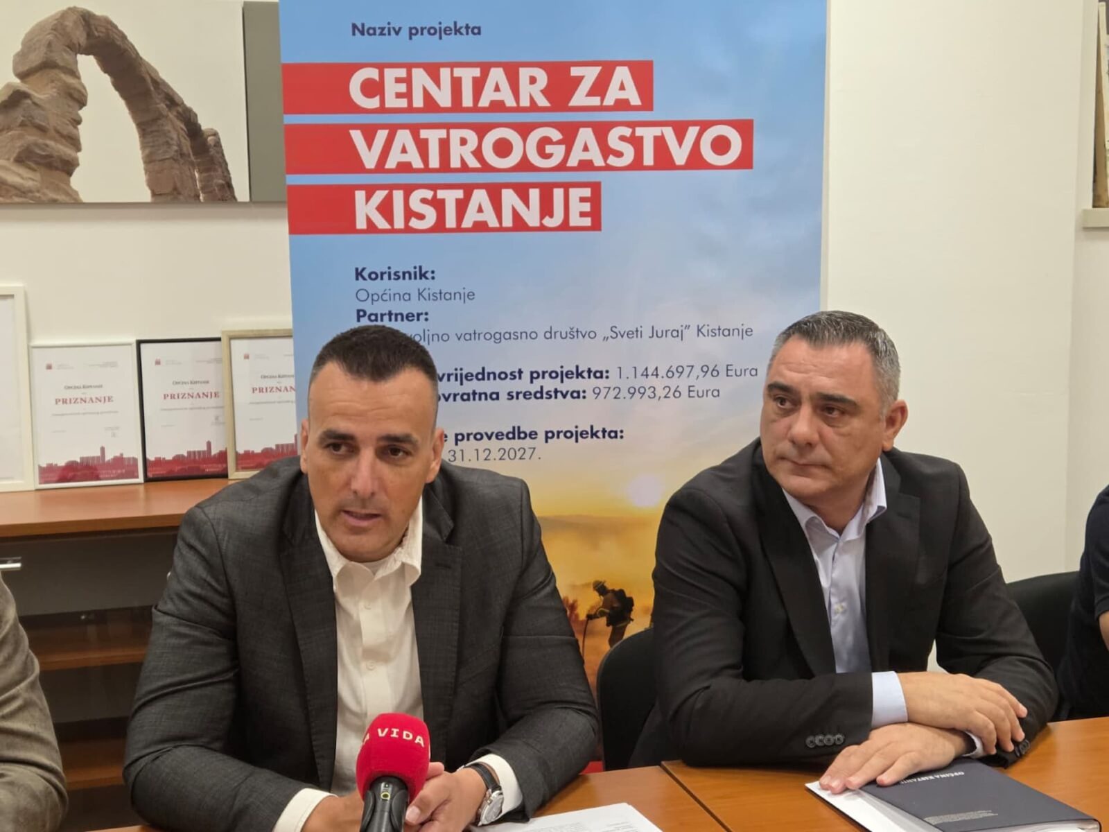 Gradi se Centar za vatrogastvo u Kistanjama