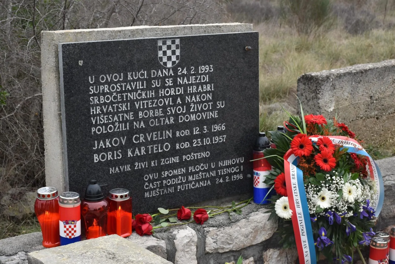 33. GODIŠNJICA RATNOG ZLOČINA NAD HRVATSKIM BRANITELJIMA U DRAGIŠIĆIMA