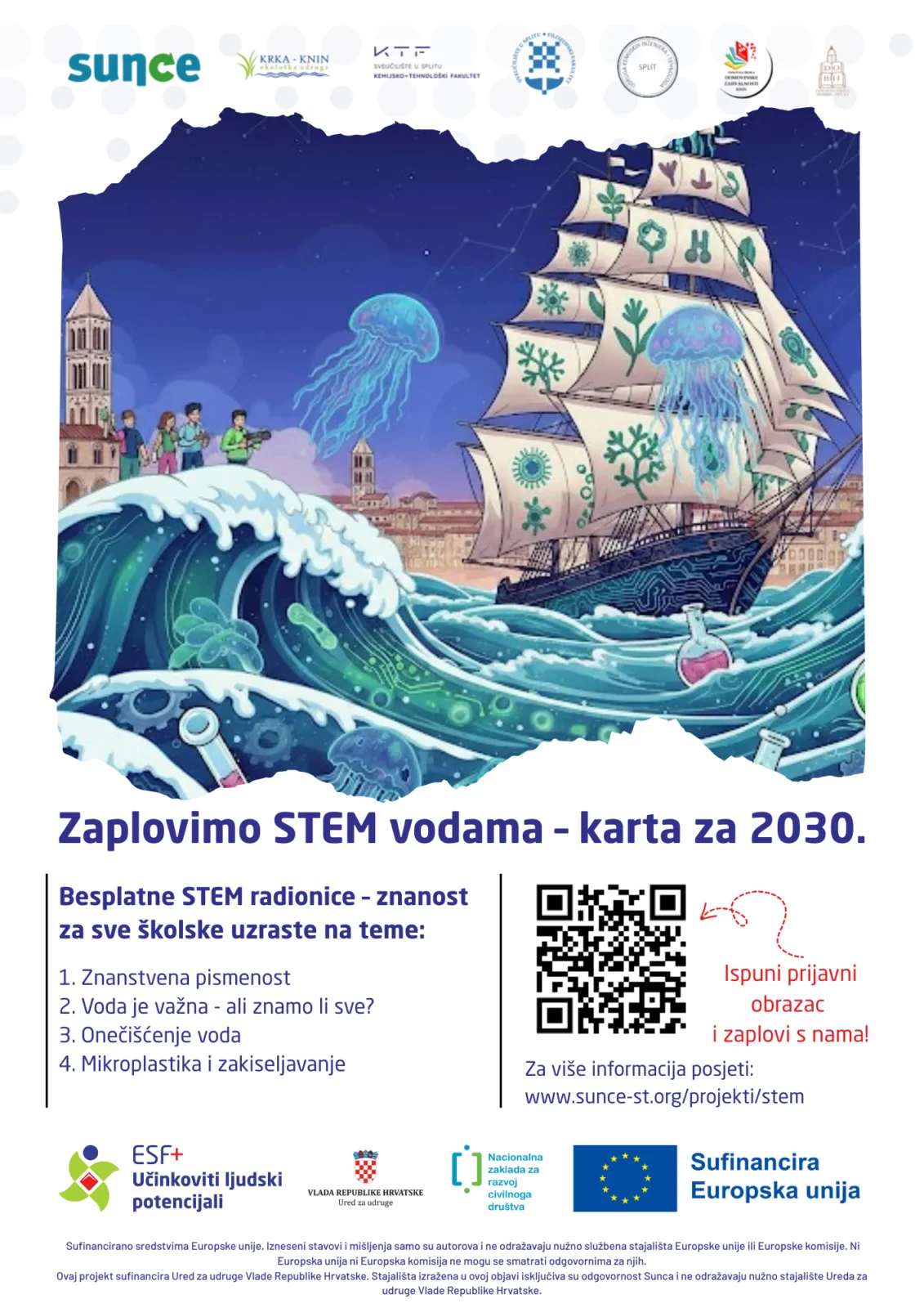 „Zaplovimo STEM vodama – karta za 2030.“: Kalendar događanja za studeni 2025.
