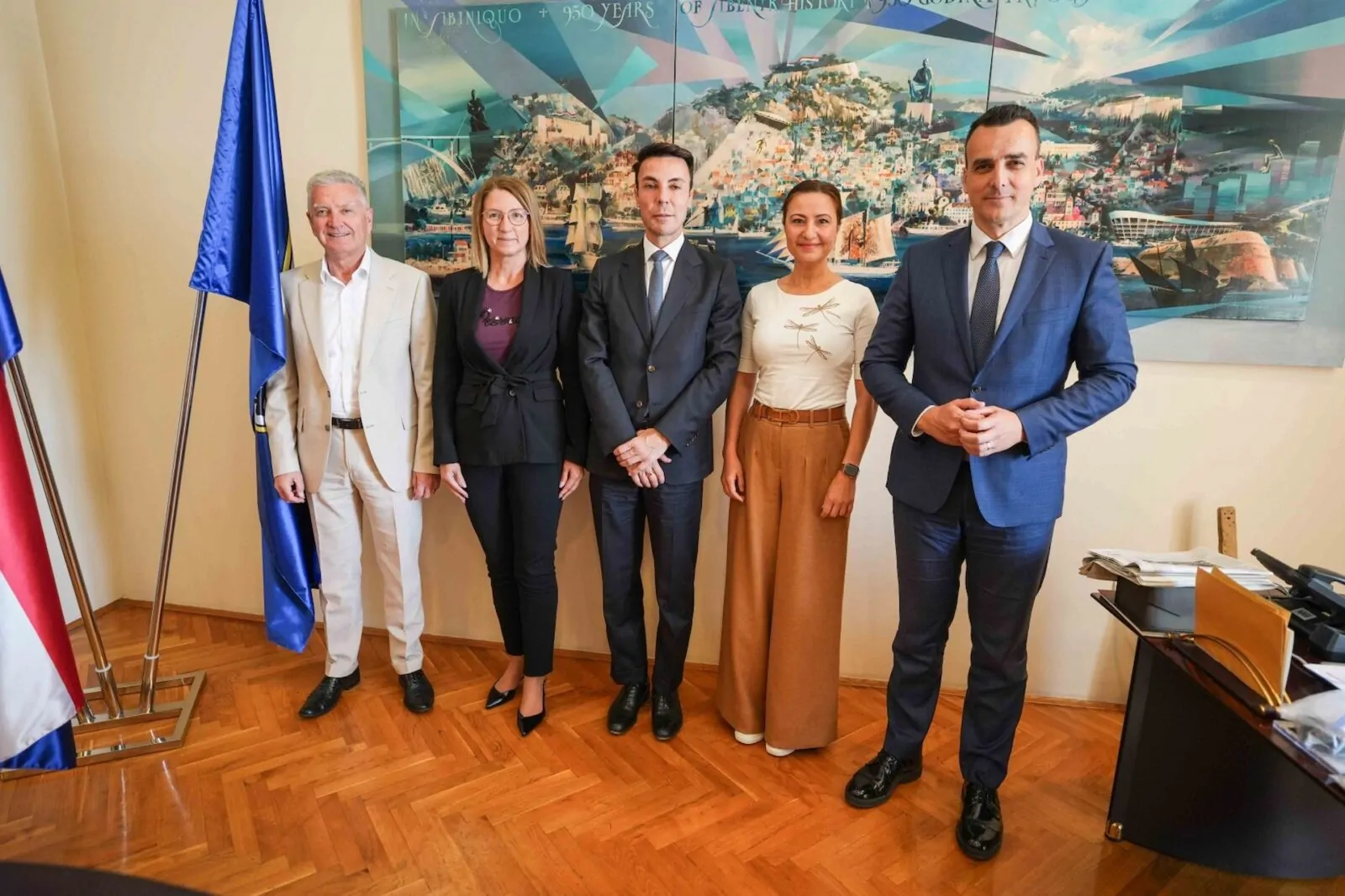 Župan i gradonačelnik Šibenika primili delegaciju Europskog revizorskog suda