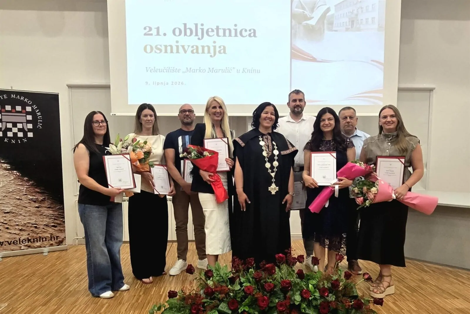 Svečano proslavljena 21. obljetnica Veleučilišta „Marko Marulić“ - Objava.hr 