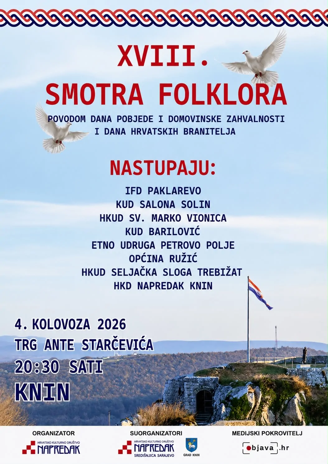 Knin u znaku glazbe, tradicije i zajedništva - Objava.hr 