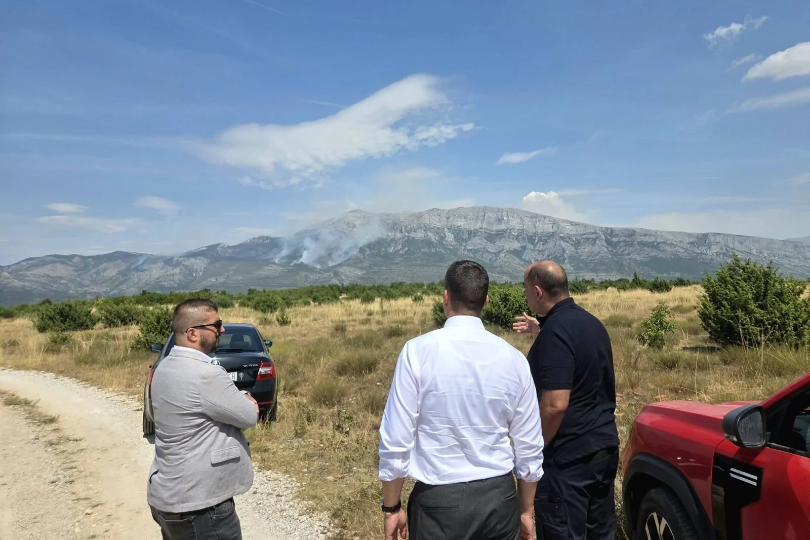 Župan Rakić i zapovjednik Dukić o požaru na Dinari i stanju na terenu - Objava.hr 