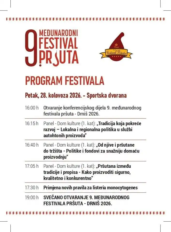 Deveti Međunarodni festival pršuta – Drniš - Objava.hr 