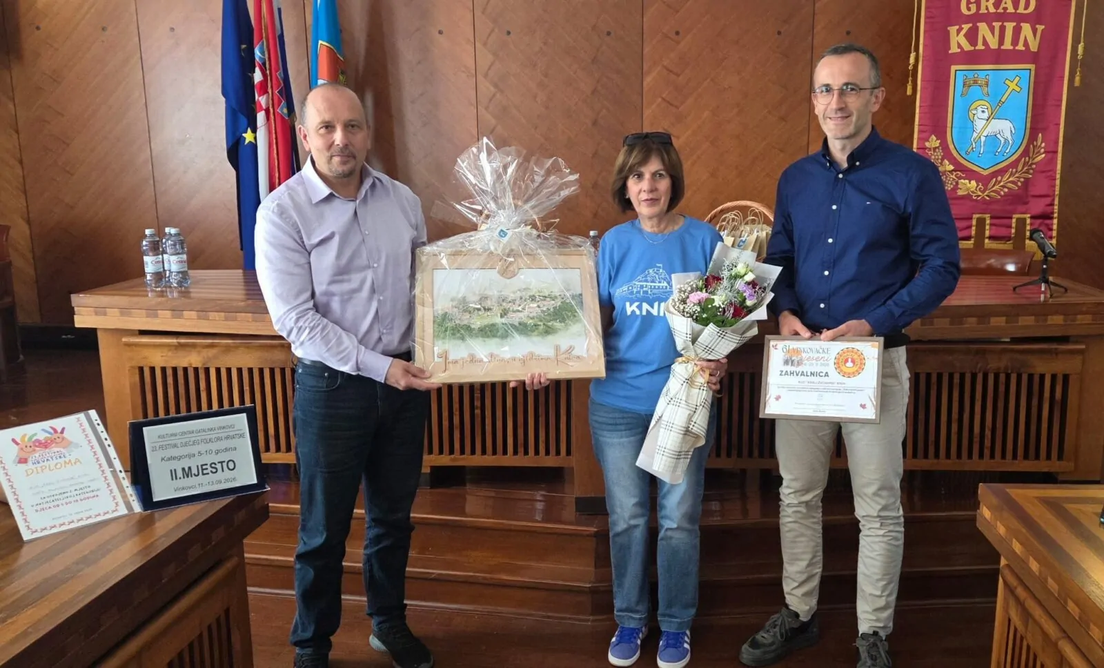 Svečani prijem kod gradonačelnika za članove KUD-a „Kralj Zvonimir“ - Objava.hr 