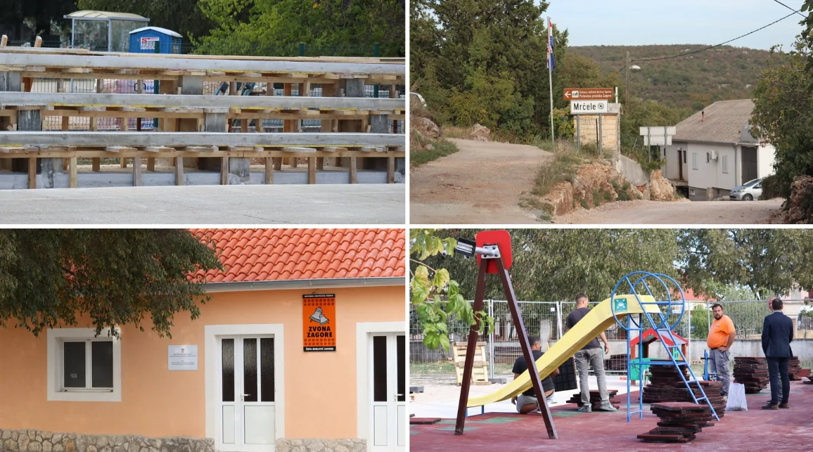 U Unešiću u tijeku više infrastrukturnih projekata: Uređuju se ceste, igrališta i objekti za udruge